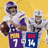 Buffalo Bills (14) Vs. Minnesota Vikings (7) First-second Quarter Break GIF - Nfl National Football League Football League GIFs