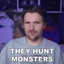 They Hunt Monsters Jimmy GIF - They Hunt Monsters Jimmy Elvis The Alien GIFs