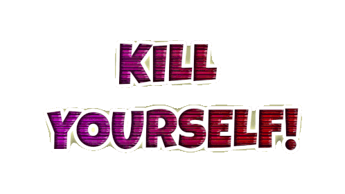 Kys Kill Sticker - Kys Kill Yourself Stickers