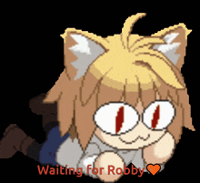 Robby Waiting GIF