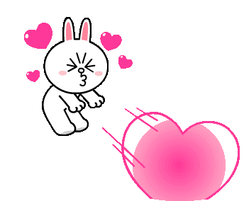 Cony Rabbit Bunny Sticker - Cony Rabbit Bunny Love Stickers
