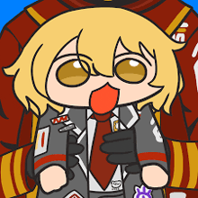 a cartoon drawing of a girl in a suit and tie