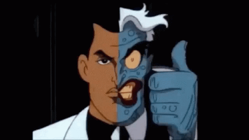 Two Face GIF - Two Face - Discover & Share GIFs