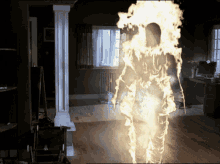 On Fire Supernatural GIF