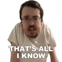 Thats All I Know Ricky Berwick Sticker - Thats All I Know Ricky Berwick Therickyberwick Stickers