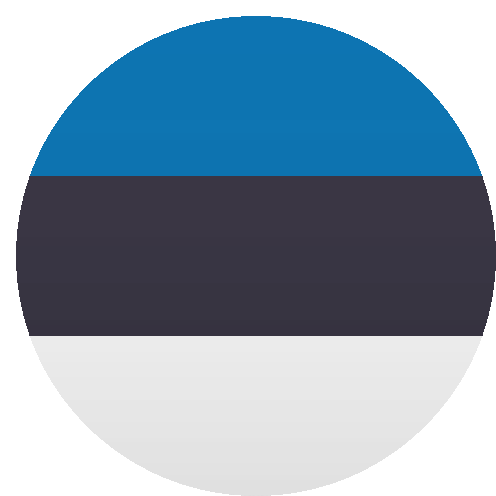 Estonia Flags Sticker - Estonia Flags Joypixels Stickers