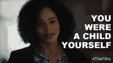 You Were A Child Yourself Special Agent Sheryll Barnes GIF - You Were A Child Yourself Special Agent Sheryll Barnes Fbi Most Wanted GIFs