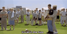 Its All In The Hips Golf GIF - Its All In The Hips Golf Happy Gilmore GIFs