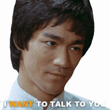 i want to talk to you lee bruce lee enter the dragon i want a word with you