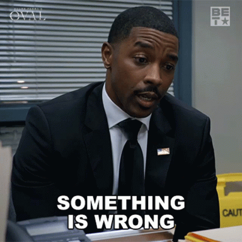 Something Is Wrong Sam Owen GIF - Something Is Wrong Sam Owen The Oval GIFs