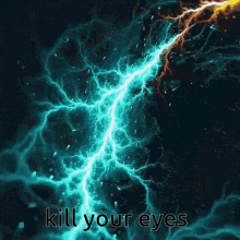 Thunder Lightning GIF - Thunder Lightning Kill Your Eyes GIFs