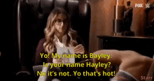 bayley hayley thats hot my name is bayley no