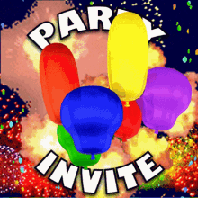 Party Invite Party Invitation GIF - Party Invite Party Invitation Invitation To Party GIFs