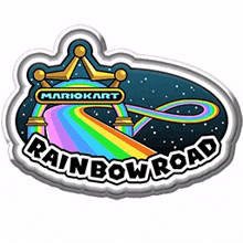 3ds rainbow road mario kart mario kart tour badge rainbow road