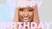 Happy Birthday Pink GIF - Happy Birthday Pink Nicki Minaj GIFs