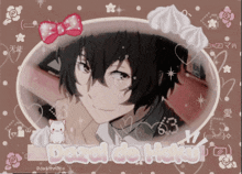 a picture of a anime character with the name dezai de haku