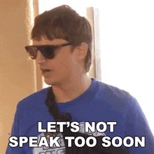 Let'S Not Speak Too Soon Danny Mullen GIF - Let'S Not Speak Too Soon Danny Mullen Let'S Just Wait And See GIFs