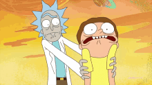 Rick And Morty Scared GIF