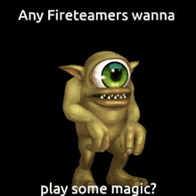 Any Fireteamers Wanna Play Some Magic GIF - Any Fireteamers Wanna Play Some Magic GIFs