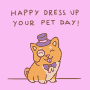 Pet Happy Pet Day GIF - Pet Happy Pet Day Dress Up Day GIFs