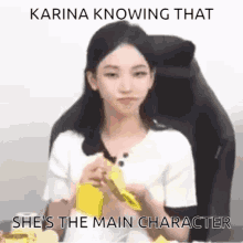 Karina Main Character Karina Aespa Main Character GIF - Karina Main Character Karina Aespa Main Character Karina4th Gen It Girl GIFs