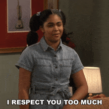I Respect You Too Much Wink Millicent GIF