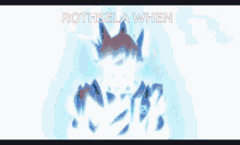 a picture of a person with the words " rothsela when " on it