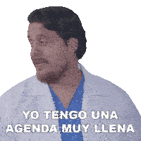 Yo Tengo Una Agenda Muy Llena Manuel Calderón Sticker - Yo Tengo Una Agenda Muy Llena Manuel Calderón Backdoor Stickers