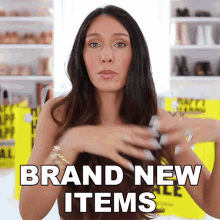 Brand New Items Shea Whitney GIF - Brand New Items Shea Whitney Fresh New Products GIFs