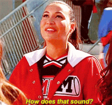 Glee Santana Lopez GIF - Glee Santana Lopez How Does That Sound GIFs