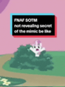 a sign that says fnaf sotm on it