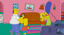 The Truest Couch Gag Ever GIF - Simpsons Generationlookdown Cellphones GIFs