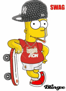Bart Simpson Swag GIF - Bart Simpson Swag GIFs
