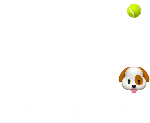 Dog Emoji Sticker - Dog Emoji Pair Better Stickers