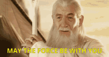 May The Force Be With You Gandalf GIF - May The Force Be With You Gandalf Spock GIFs