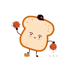 hearty hearty bread balls basketball play