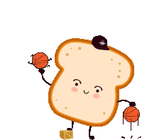 Hearty Hearty Bread Sticker - Hearty Hearty Bread Balls Stickers