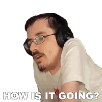 How Is It Going Ricky Berwick Sticker - How Is It Going Ricky Berwick How Do You Do Stickers