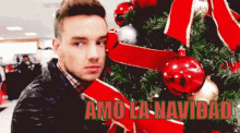 Liam Payne Amo La Navidad GIF - Liam Payne Arbol Navidad GIFs