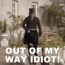 Out Of My Way Idiot Mr Malcolms List GIF