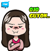 Miggi Ojo Guyon Sticker - Miggi Ojo Guyon Stickers