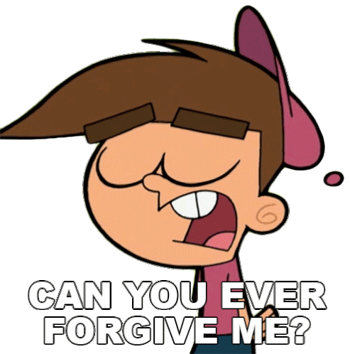 Can You Ever Forgive Me Timmy Turner Sticker - Can You Ever Forgive Me Timmy Turner Fairly Odd Baby Stickers