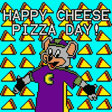 Happy Cheese Pizza Day GIF