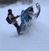 Snowmobile Snowmobiling GIF - Snowmobile Snowmobiling Stuck GIFs