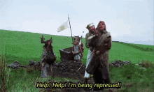 Monty Python Repressed GIF - Monty Python Repressed Help GIFs