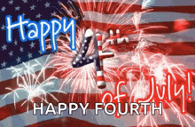 4thofjuly Fireworks GIF - 4thofjuly Fireworks Flag GIFs