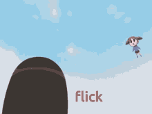 Azumanga Daioh Flick GIF - Azumanga Daioh Flick Flying GIFs