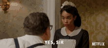 Yes Sir Laura Harrier GIF