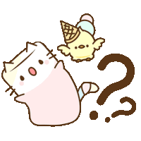 Marshmallow Cat Sticker