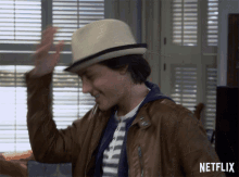 Tip Of The Hat Nice GIF - Tip Of The Hat Nice At Your Service GIFs